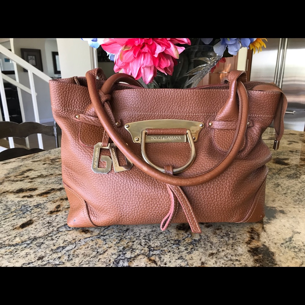 Authentic DOLCE and GABBANA pebbled bag